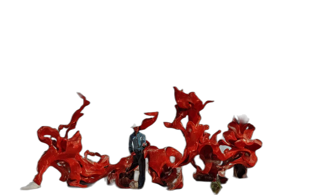 dragon, concept art, 3d render, fire transparent PNG cut-out