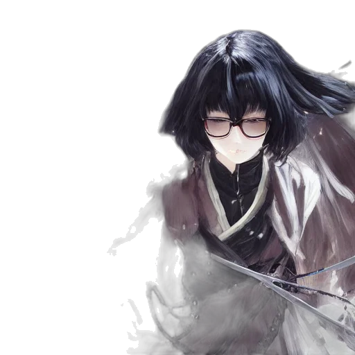 mask, sword, weapon, face, watercolor, fantasy art, anime, concept art transparent PNG cut-out