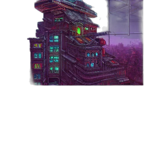 building, robot, weapon, furniture transparent PNG cut-out
