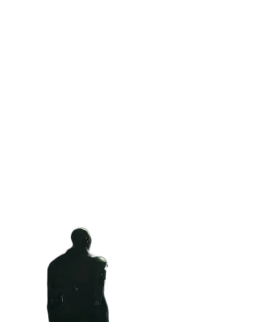 robot, jacket, staff, face transparent PNG cut-out