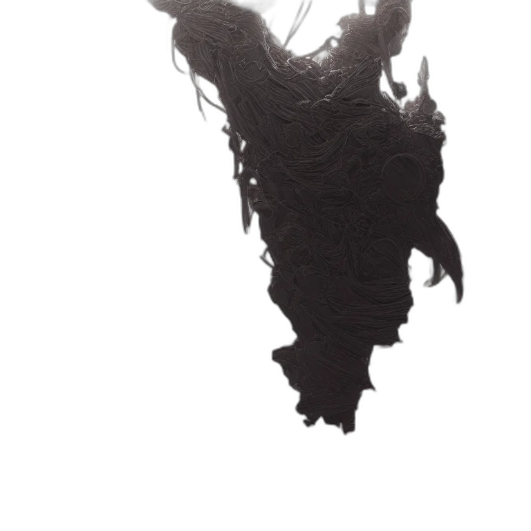 hair, mask, dragon, crown transparent PNG cut-out