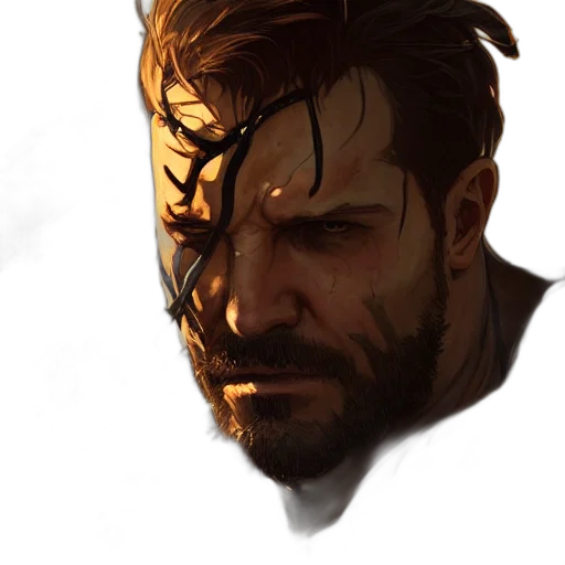 face, mask, weapon, hair transparent PNG cut-out