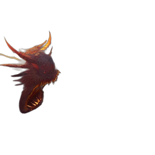 dragon, creature, animal, hair transparent PNG cut-out