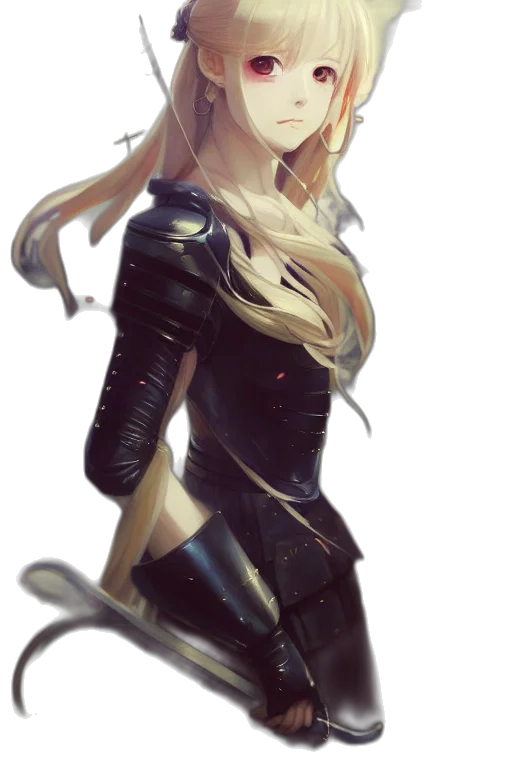 dress, jacket, staff, dragon transparent PNG cut-out