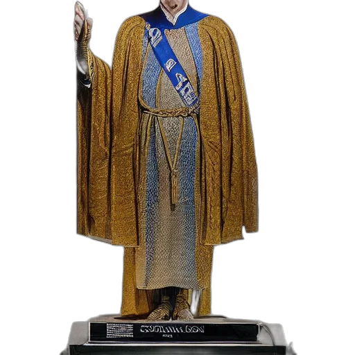 sword, staff, crown, jacket transparent PNG cut-out