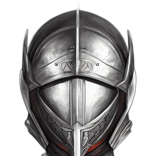 sword, mask, crown, weapon, fantasy art, concept art, photorealistic, 3d render transparent PNG cut-out