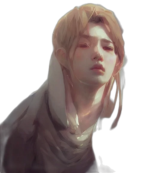 face, creature, hair, oil painting, concept art, photorealistic, fantasy art, underwater transparent PNG cut-out