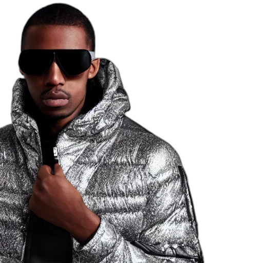 jacket, photo, black, man transparent PNG cut-out