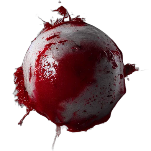 food, weapon, staff, crown, photorealistic, concept art, 3d render, red transparent PNG cut-out