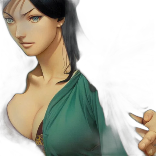 dress, jewelry, face, fantasy art transparent PNG cut-out