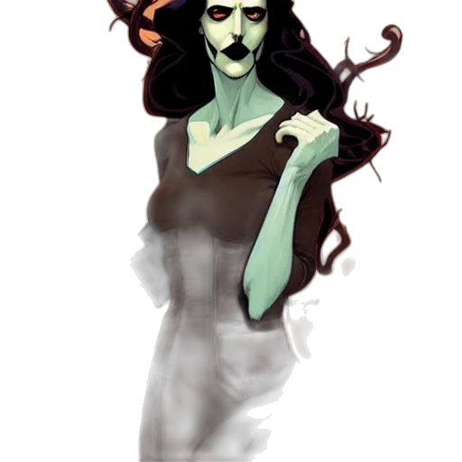 staff, dress, mask, concept art transparent PNG cut-out