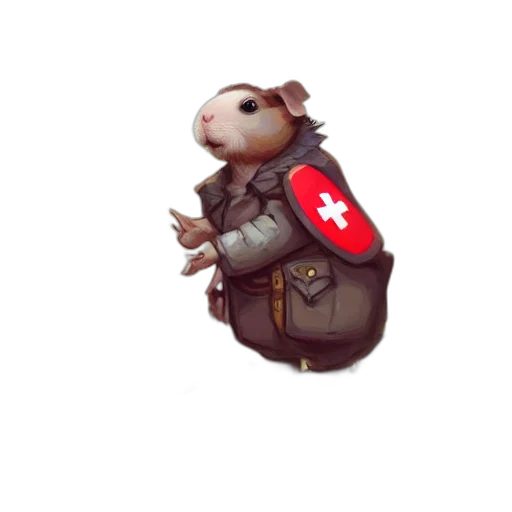 jacket, staff, animal, concept art transparent PNG cut-out