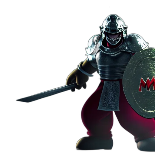 sword, concept art, 3d render, fantasy art, mario, elden, ring, universe transparent PNG cut-out
