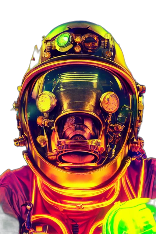 robot, mask, face, staff transparent PNG cut-out