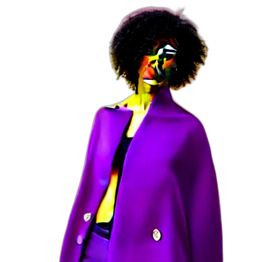 jacket, mask, staff, 3d render transparent PNG cut-out