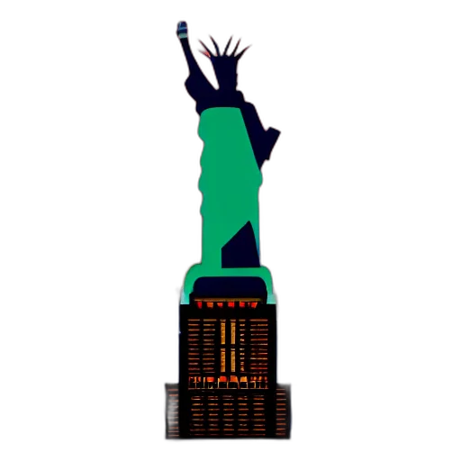 pixel art, concept art, new, york transparent PNG cut-out