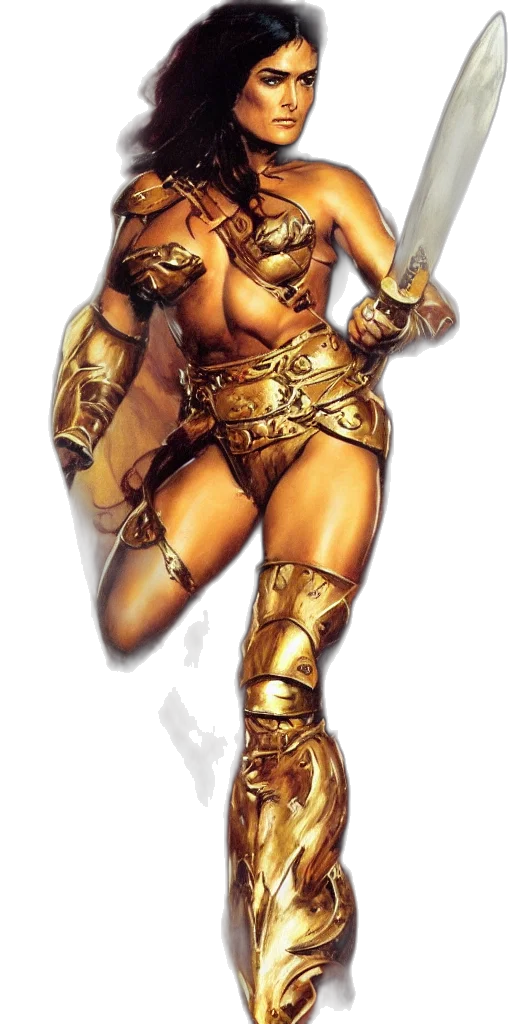 comic book art, concept art, fantasy art, 3d render transparent PNG cut-out