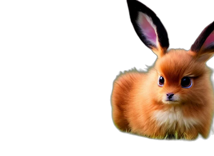 animal, creature, hat, hair, 3d render, photorealistic, pixel art, concept art transparent PNG cut-out