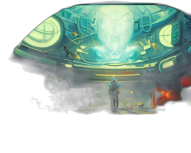 concept art, fantasy art, comic book art, watercolor transparent PNG cut-out