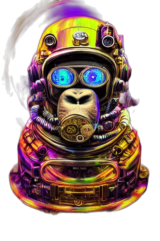 robot, mask, face, cyberpunk transparent PNG cut-out