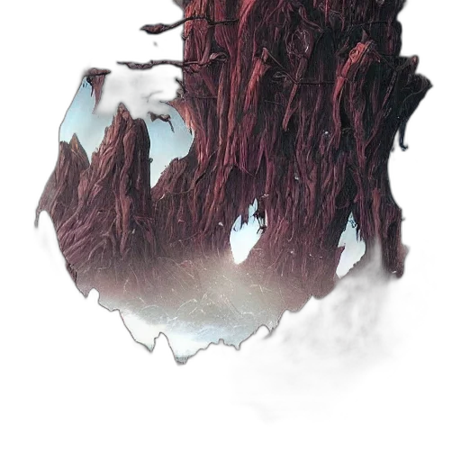 tree, crown, hair, dragon transparent PNG cut-out
