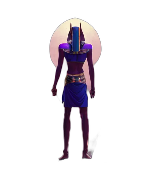 robot, mask, staff, crown, concept art, vaporwave, fantasy art, pixel art transparent PNG cut-out