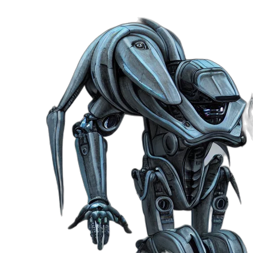 robot, weapon, creature, concept art transparent PNG cut-out