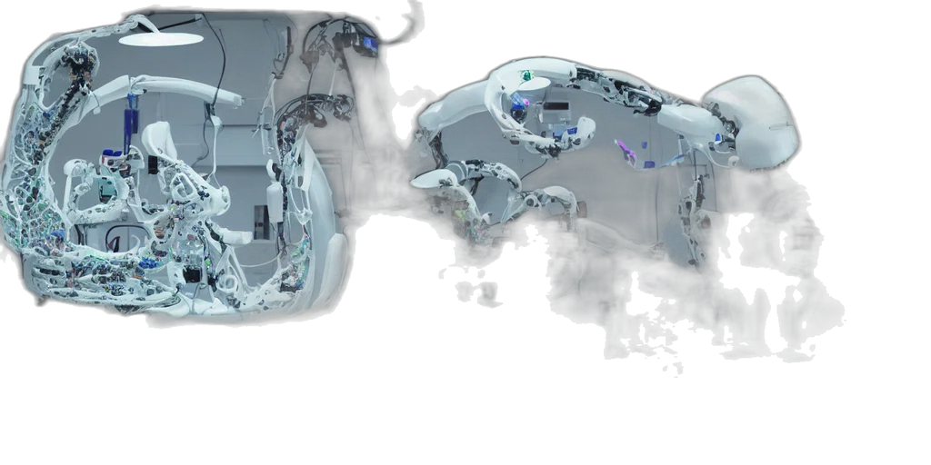 car, robot, concept art, 3d render transparent PNG cut-out