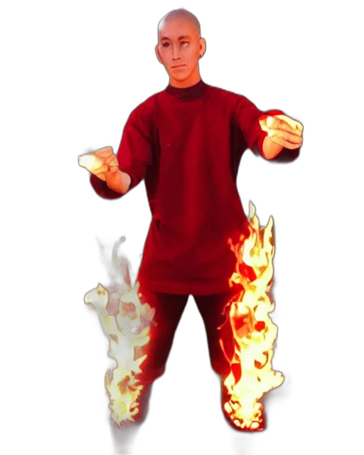 jacket, creature, 3d render, concept art, pixel art, cartoon, fire, squidward transparent PNG cut-out