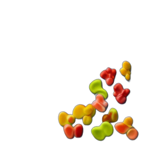 food, jewelry, 3d render, pixel art, concept art, colorful, neon, naturally transparent PNG cut-out