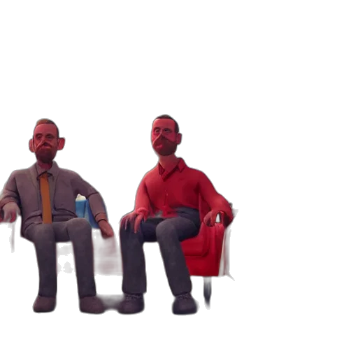 furniture, mask, robot, 3d render transparent PNG cut-out