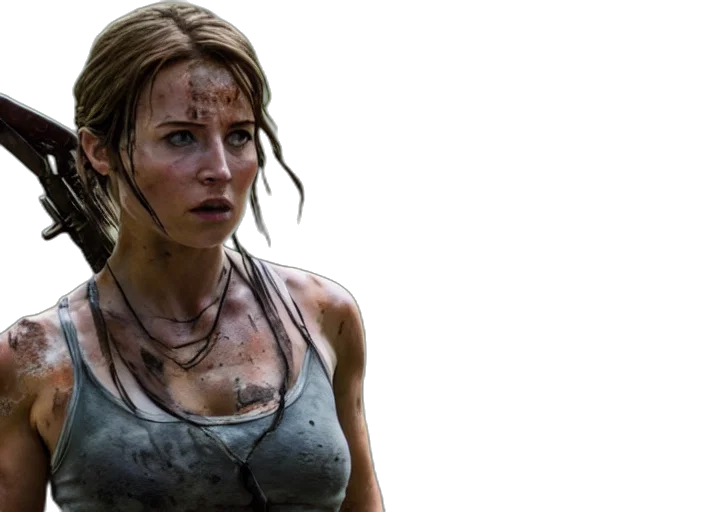 concept art, film, still, daisy, edgar, jones, lara, croft transparent PNG cut-out