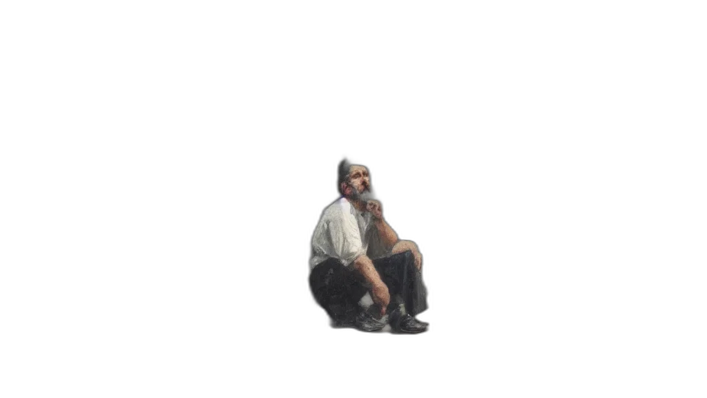 staff, animal, face, hat, pixel art, concept art, 3d render, photorealistic transparent PNG cut-out