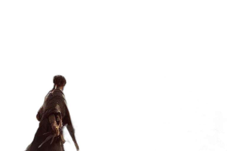 sword, weapon, staff, jacket transparent PNG cut-out