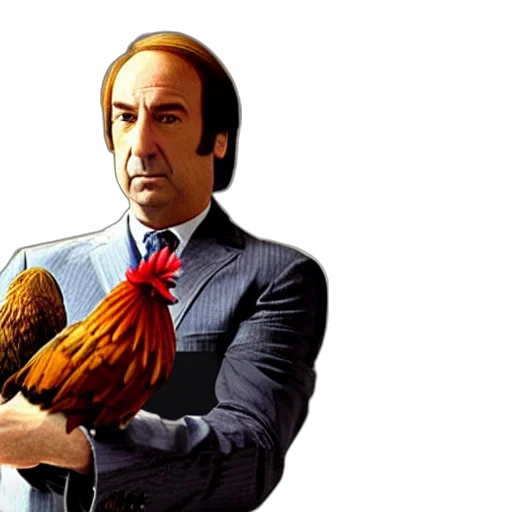animal, jacket, staff, photorealistic, concept art, pixel art, saul, goodman transparent PNG cut-out