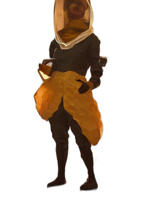 staff, mask, jacket, creature transparent PNG cut-out
