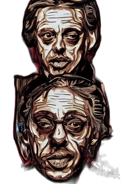 mask, face, comic book art, cartoon transparent PNG cut-out