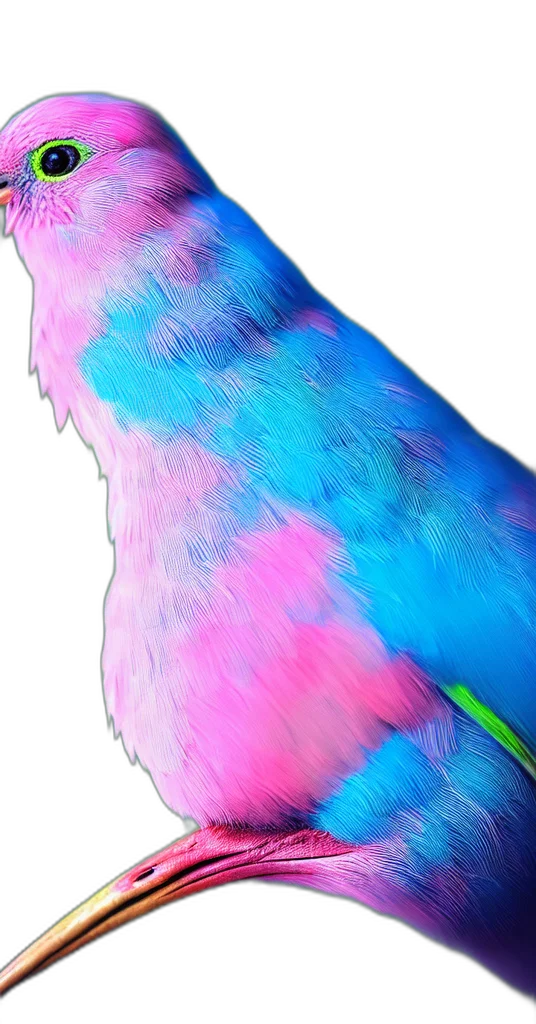 animal, hair, creature, dress, vaporwave, photorealistic, watercolor, 3d render transparent PNG cut-out