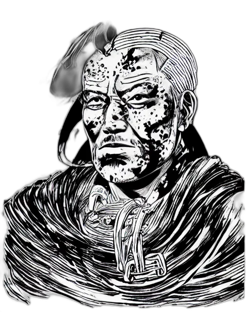 mask, face, comic book art, concept art, cyberpunk, cartoon, outer space, highly transparent PNG cut-out