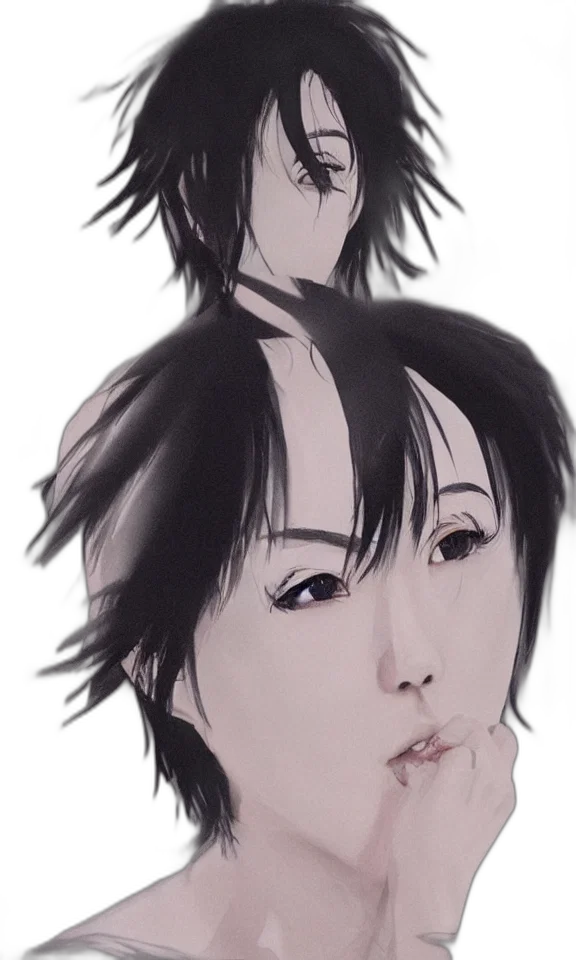 mask, face, photorealistic, anime, concept art, cartoon, monochrome, dark transparent PNG cut-out