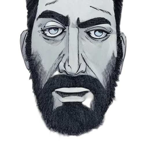 face, mask, staff, creature, cartoon, comic book art, watercolor, concept art transparent PNG cut-out