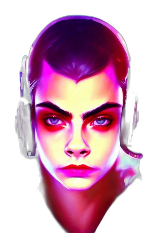 face, robot, mask, creature transparent PNG cut-out