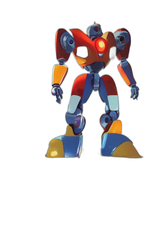 robot, weapon, concept art, 3d render transparent PNG cut-out