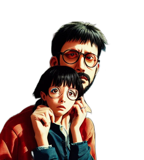 jacket, comic book art, anime, photorealistic transparent PNG cut-out