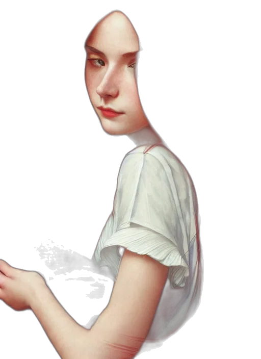 face, dress, staff, mask, photorealistic, concept art, oil painting, fantasy art transparent PNG cut-out