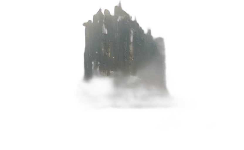 dragon, crown, building, sword transparent PNG cut-out