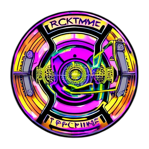 cyberpunk, concept art, vaporwave, cartoon transparent PNG cut-out