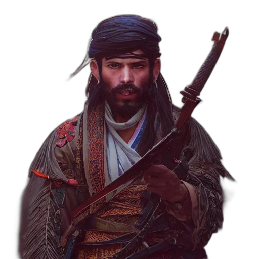 sword, weapon, staff, face transparent PNG cut-out