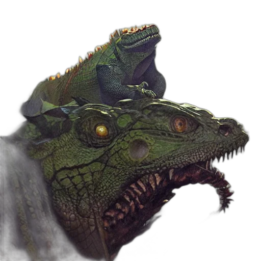 dragon, creature, animal, mask transparent PNG cut-out