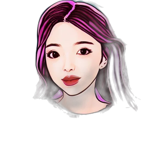 face, cartoon, photorealistic, anime, fantasy art, pastel, neon, colorful transparent PNG cut-out
